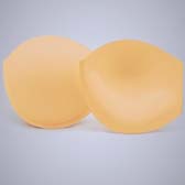 Shell-shaped push-up bra cup